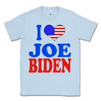 Dusty Blue i love joe biden Classic Tee - artisFamous