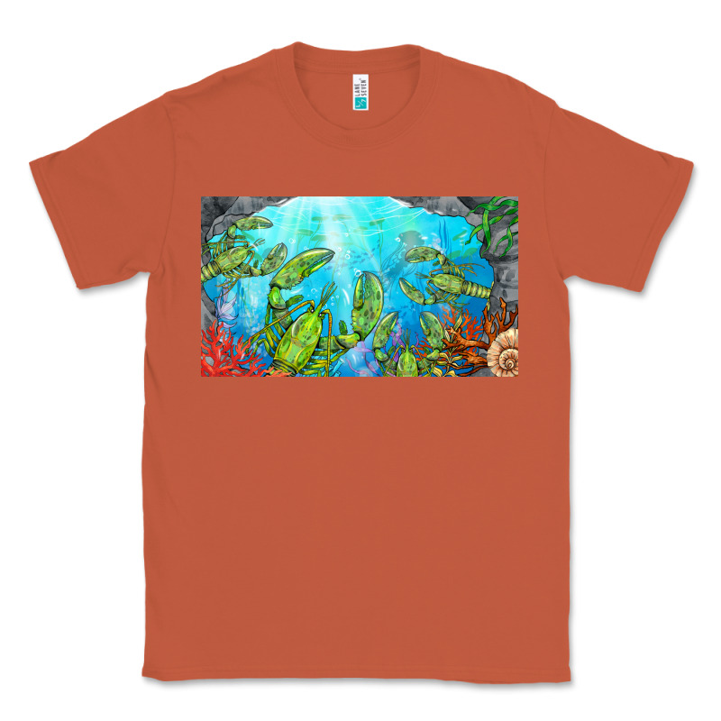 Lobster Sippy Cup Classic Tee by BarkalooDesign | Teevron
