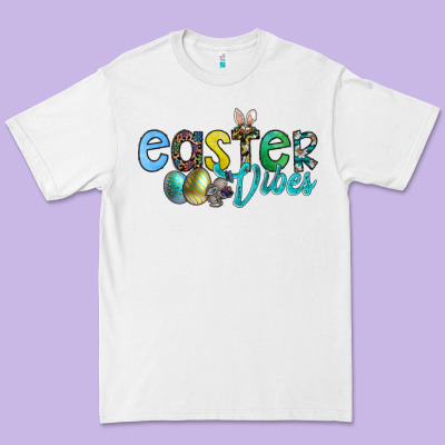 Easter Vibes Premium Tee Designed By Cowhidedigitalart