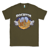 Army Green Bochum city Classic Tee - artisFamous