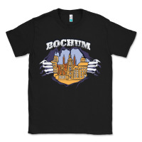 Black Bochum city Classic Tee - artisFamous