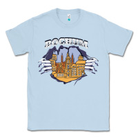 Dusty Blue Bochum city Classic Tee - artisFamous