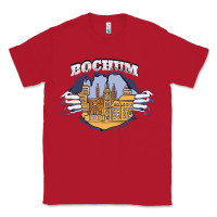 Red Bochum city Classic Tee - artisFamous