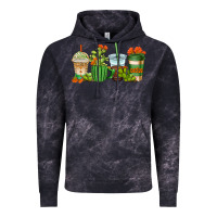 Cloud Black cactus coffee cups Vintage Hoodie - AdoDesignShop