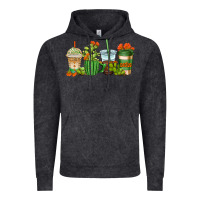 Vintage Black cactus coffee cups Vintage Hoodie - AdoDesignShop