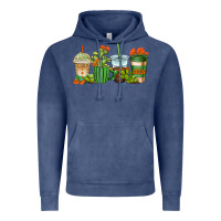 Vintage Denim cactus coffee cups Vintage Hoodie - AdoDesignShop