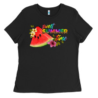 Black sweet summer time Ladies Tee - Artiststas