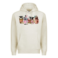 Oatmeal Heather senior 2023 graduation coffee cups Premium Hoodie - AdoDesignShop