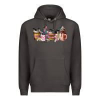 Smoke senior 2023 graduation coffee cups Premium Hoodie - AdoDesignShop