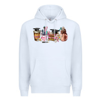 White senior 2023 graduation coffee cups Premium Hoodie - AdoDesignShop