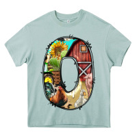 Arona farm life alphabet lowercase letters o Heavy Core Tee - BundleAndBundleShop
