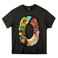 Asphalt farm life alphabet lowercase letters o Heavy Core Tee - BundleAndBundleShop