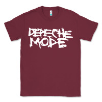 Burgundy depeche mode Classic Tee - artisFamous