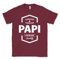 Burgundy Papi Genuine Classic Tee - artisFamous