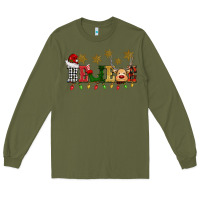 Army Green christmas believe Long Sleeve Tee - BarkalooDesign