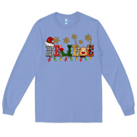 Colony Blue christmas believe Long Sleeve Tee - BarkalooDesign