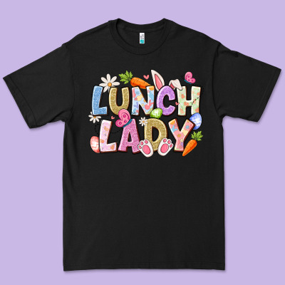 Lunch Lady Easter Premium Tee Designed By Cowhidedigitalart