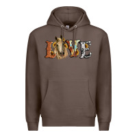 Coffee love horse sunflower Premium Hoodie - RanaPortraitStore