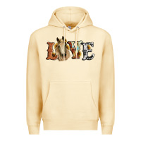 Pina Colada love horse sunflower Premium Hoodie - RanaPortraitStore