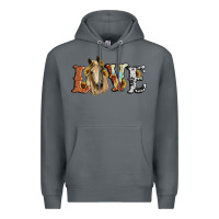Rock love horse sunflower Premium Hoodie - RanaPortraitStore