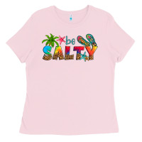 Bubblegum Pink be salty Ladies Tee - Artiststas