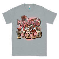 Heather Grey my heart is on that field Classic Tee - FaDigitalArtStudio