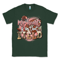 Sports Green my heart is on that field Classic Tee - FaDigitalArtStudio