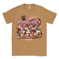 Toasted Coconut my heart is on that field Classic Tee - FaDigitalArtStudio