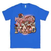True Royal my heart is on that field Classic Tee - FaDigitalArtStudio