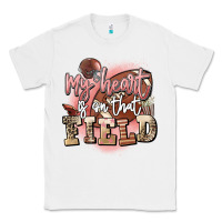 White my heart is on that field Classic Tee - FaDigitalArtStudio
