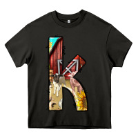 Asphalt farm life alphabet lowercase letters k Heavy Core Tee - BundleAndBundleShop