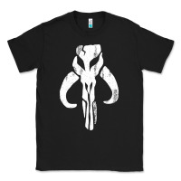 Black mandorian skull Classic Tee - artisFamous