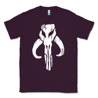 Plum mandorian skull Classic Tee - artisFamous