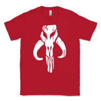 Red mandorian skull Classic Tee - artisFamous