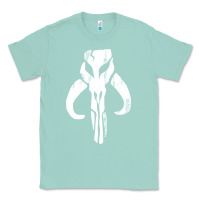 Seafoam mandorian skull Classic Tee - artisFamous