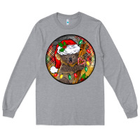 Heather Grey Christmas koala Long Sleeve Tee - BarkalooDesign