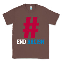 Chestnut Basic End Racism Resist - Anti Trump Gift Political Classic Tee - artisFamous