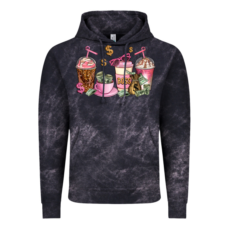 Boss Lady Coffee Cups Vintage Hoodie by AdoDesignShop | Teevron