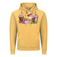 Vintage Mustard boss lady coffee cups Vintage Hoodie - AdoDesignShop