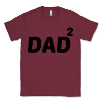 Burgundy dad squared Classic Tee - artisFamous