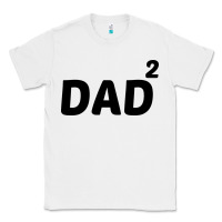 White dad squared Classic Tee - artisFamous