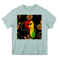Arona African Freedom Seamless Pattern Heavy Core Tee - BundleAndBundleShop