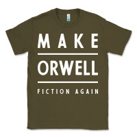 Army Green Basic Orwell 1984 - Anti Trump Gift Political Classic Tee - artisFamous