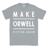 Heather Grey Basic Orwell 1984 - Anti Trump Gift Political Classic Tee - artisFamous