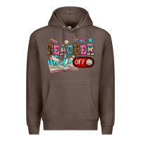 Coffee teacher mode off Premium Hoodie - AdoDesignShop