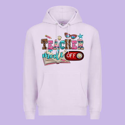 Teacher Mode Off Premium Hoodie Designed By Adodesignshop