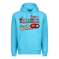Ocean Blue teacher mode off Premium Hoodie - AdoDesignShop