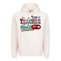 Pale Pink teacher mode off Premium Hoodie - AdoDesignShop