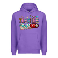 Purple teacher mode off Premium Hoodie - AdoDesignShop