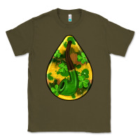 Army Green st.patrick's teardrop earrings Classic Tee - FaDigitalArtStudio